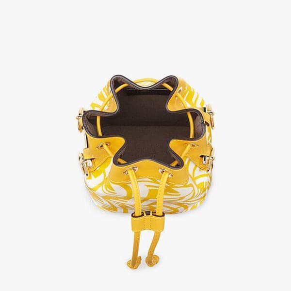 21SS【フェンディ】ミニバッグ コピーストラップ付き キャンバス レディース BS010AFL1F1E8K